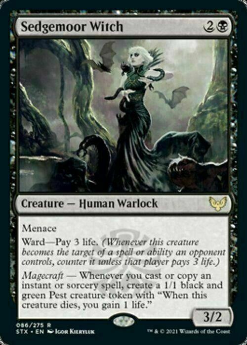 Sedgemoor Witch ~ Strixhaven [ NM ] [ Magic MTG ] - London Magic Traders Ltd