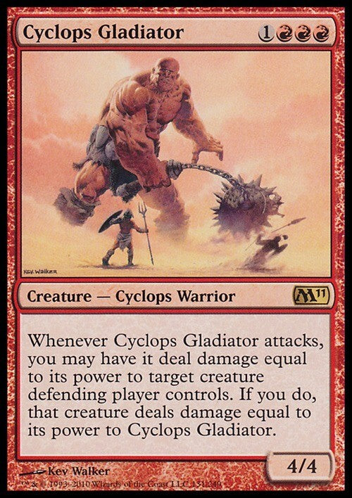Cyclops Gladiator ~ Magic 2011 [ Excellent ] [ Magic MTG ]