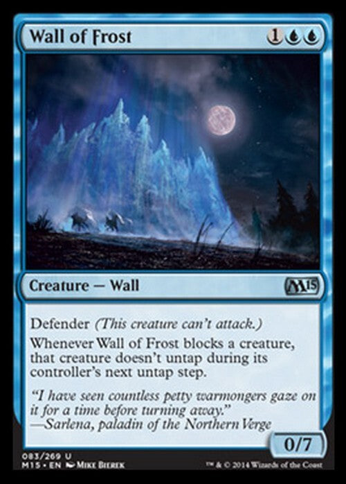 Wall of Frost ~ Magic 2015 [ Excellent ] [ Magic MTG ]