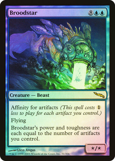 FOIL Broodstar ~ Mirrodin [ EX ] [ Magic MTG ]