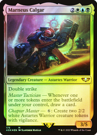 FOIL Marneus Calgar ~ Commander: Warhammer 40,000 [ NearMint ] [ Magic MTG ]