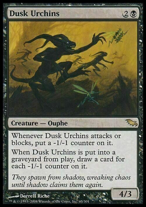 Dusk Urchins ~ Shadowmoor [ PLAYED ] [ Magic MTG ]