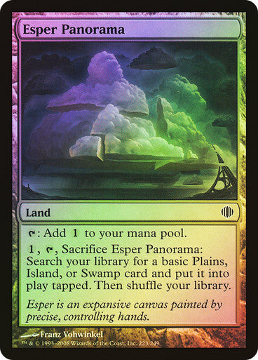 FOIL Esper Panorama ~ Shards of Alara [ Excellent ] [ Magic MTG ]