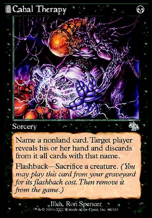 Cabal Therapy ~ Judgment [ Excellent ] [ Magic MTG ] - London Magic Traders Ltd
