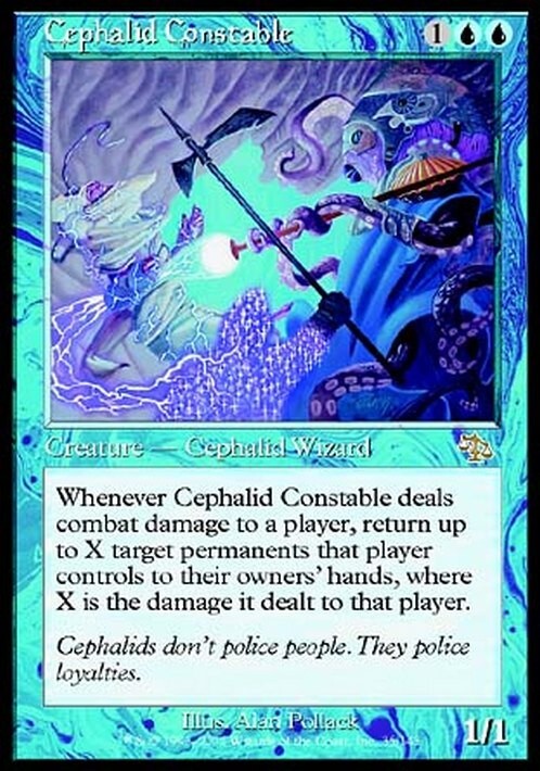 Cephalid Constable ~ Judgment [ Excellent ] [ Magic MTG ] - London Magic Traders Ltd