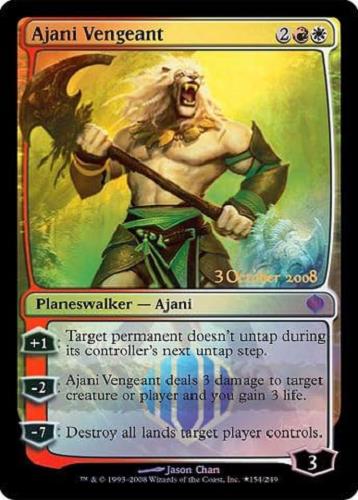 FOIL Ajani Vengeant ~ Prerelease Shards of Alara [ Excellent ] [ Magic MTG ]
