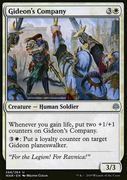 Gideon's Company ~ War of the Spark [ Excellent ] [ Magic MTG ] - London Magic Traders Ltd