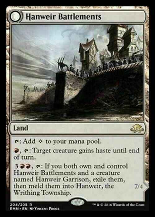 Hanweir Battlements / the Writhing Township ~ Eldritch Moon [ EX ] [ Magic MTG ]