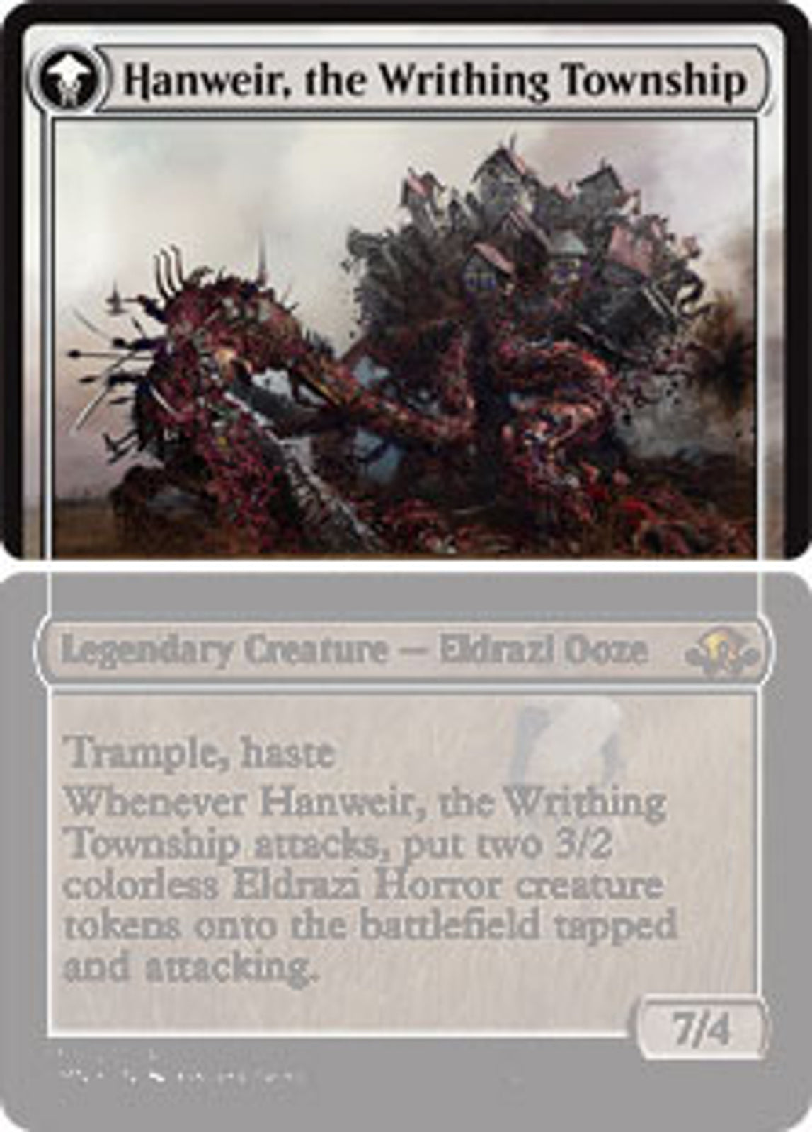 Hanweir Battlements / the Writhing Township ~ Eldritch Moon [ EX ] [ Magic MTG ]