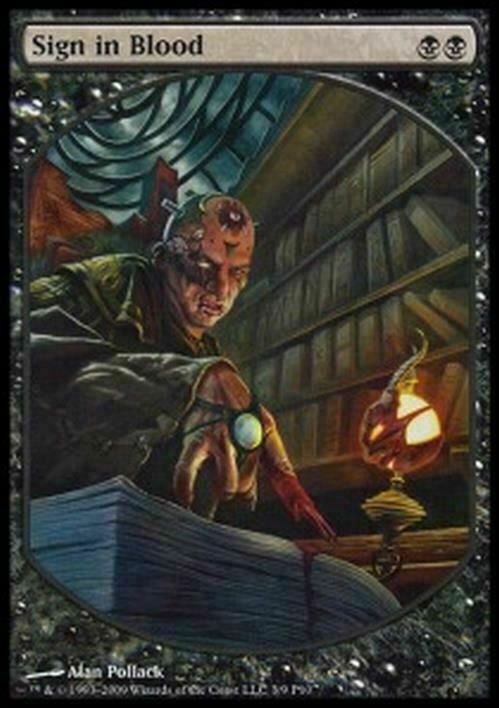 Sign in Blood ~ Player Rewards Promos [ Excellent ] [ Magic MTG ]