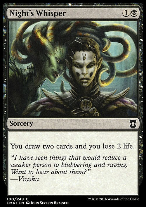 Night's Whisper ~ Eternal Masters [ NearMint ] [ Magic MTG ]