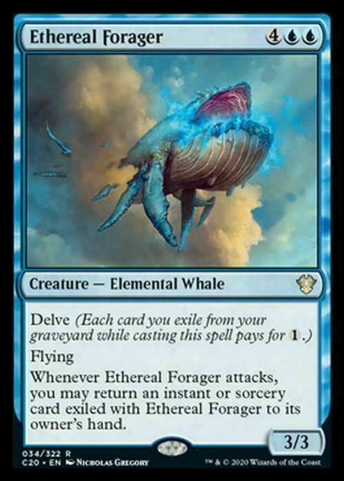 Ethereal Forager ~ Commander: Ikoria [ NearMint ] [ Magic MTG ]