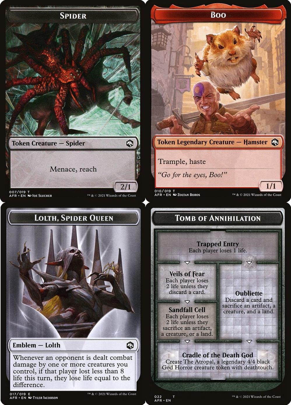 Choose your TOKEN ~ Adventures in the Forgotten Realms [ Excellent ] [ MTG ]