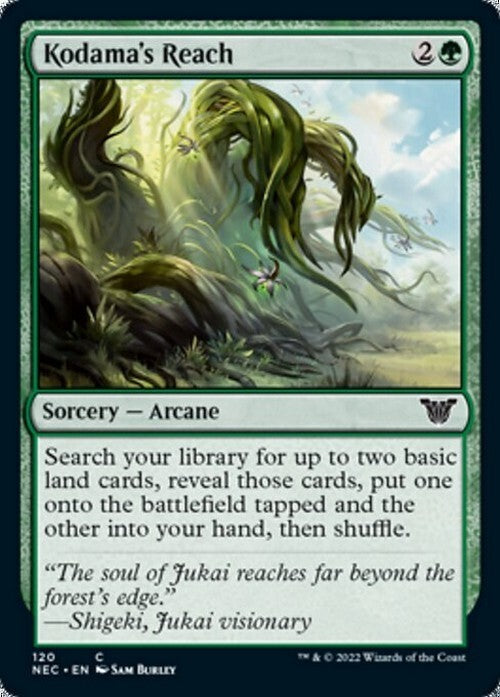 Kodama's Reach ~ Commander: Kamigawa: Neon Dynasty [ NM ] [ Magic MTG ]