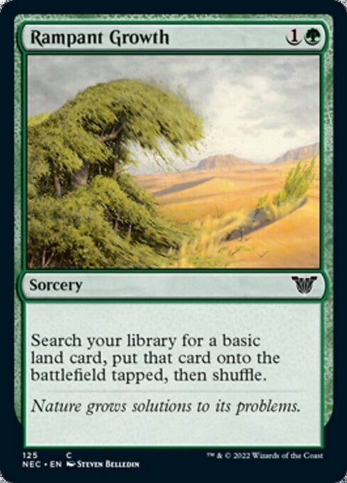 Rampant Growth ~ Commander: Kamigawa: Neon Dynasty [ NM ] [ Magic MTG ]