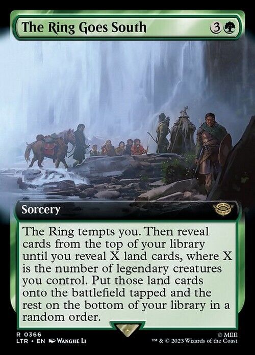 Choose your BORDERLESS / Extended ~ The Lord of the Rings [ NM ] [ Magic MTG ] - London Magic Traders Limited
