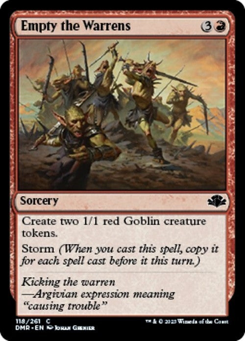 Empty the Warrens ~ Dominaria Remastered [ NearMint ] [ Magic MTG ]
