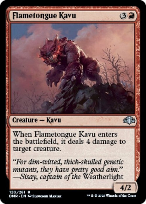 Flametongue Kavu ~ Dominaria Remastered [ NearMint ] [ Magic MTG ]