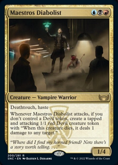 Maestros Diabolist ~ Streets of New Capenna [ NearMint ] [ Magic MTG ]