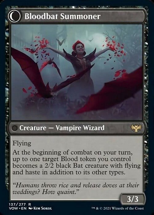 Voldaren Bloodcaster / Bloodbat Summoner ~ Crimson Vow [ NM ] [ Magic MTG ]