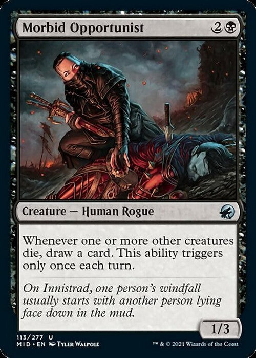 Morbid Opportunist ~ Midnight Hunt [ NearMint ] [ Magic MTG ]