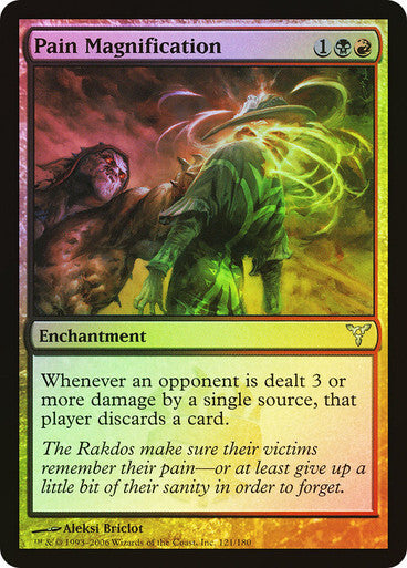 FOIL Pain Magnification ~ Dissension [ Excellent ] [ Magic MTG ] - London Magic Traders Ltd
