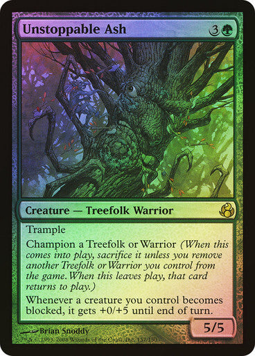 FOIL Unstoppable Ash ~ Morningtide [ Excellent ] [ Magic MTG ]