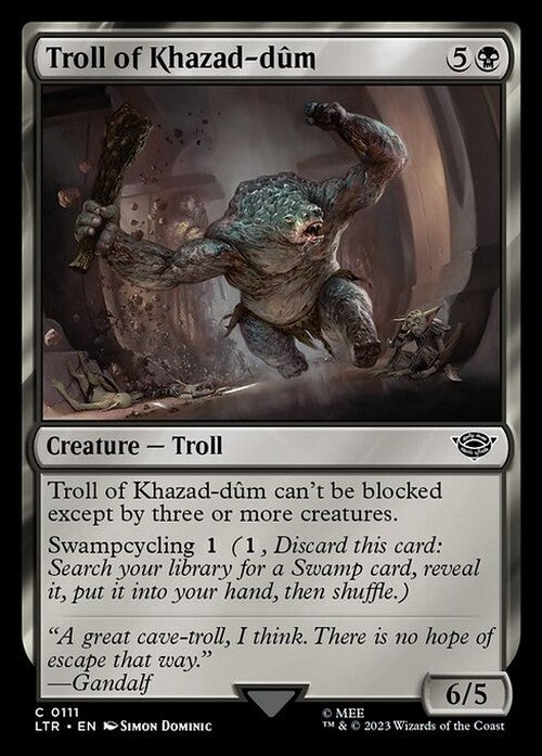 Troll of Khazad-dum ~ The Lord of the Rings [ NearMint ] [ Magic MTG ] - London Magic Traders Ltd
