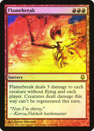 FOIL Flamebreak ~ Darksteel [ Excellent ] [ Magic MTG ]