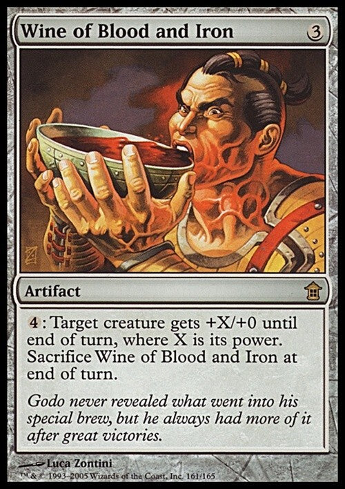 Wine of Blood and Iron ~ Saviors of Kamigawa [ Excellent ] [ Magic MTG ]