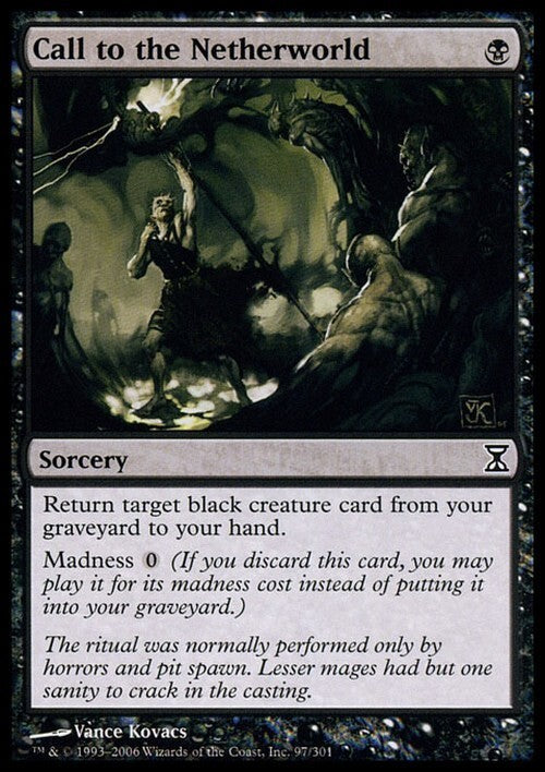 Call to the Netherworld ~ Time Spiral [ Excellent ] [ Magic MTG ]