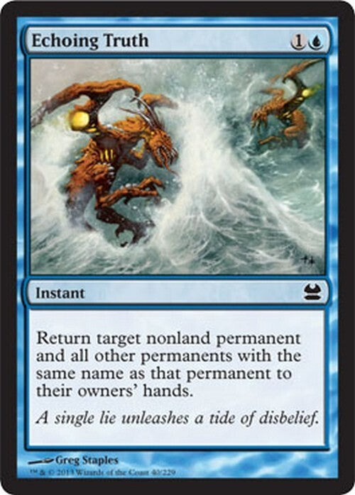 Echoing Truth ~ Modern Masters 2013 [ Excellent ] [ Magic MTG ]