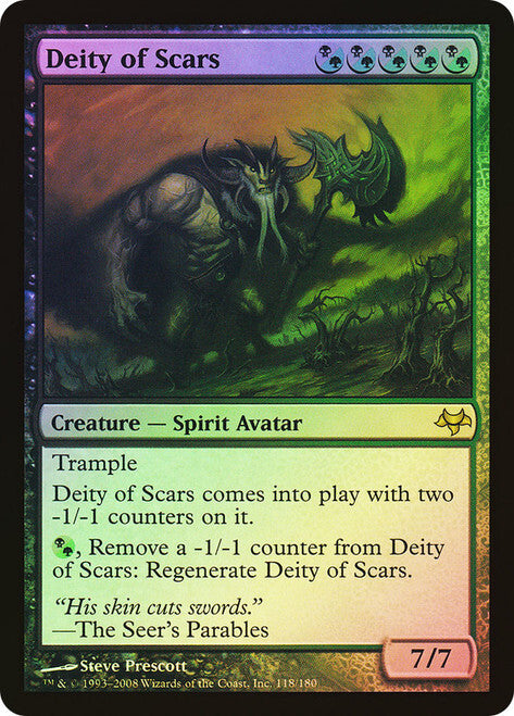 FOIL Deity of Scars ~ Eventide [ Excellent ] [ Magic MTG ]