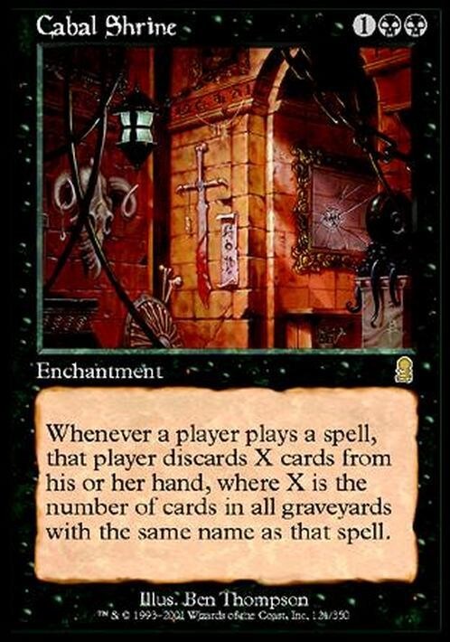 Cabal Shrine ~ Odyssey [ Excellent ] [ Magic MTG ]