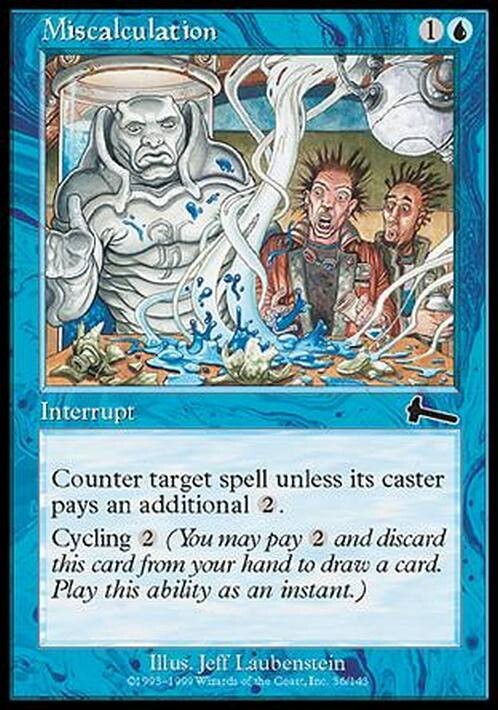 Miscalculation ~ Urza's Legacy [ Excellent ] [ Magic MTG ]