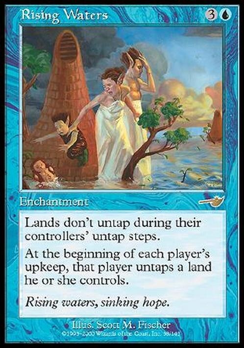 Rising Waters ~ Nemesis [ PLAYED ] [ Magic MTG ]