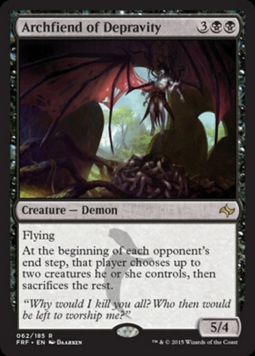 Archfiend of Depravity ~ Fate Reforged [ Excellent ] [ Magic MTG ]