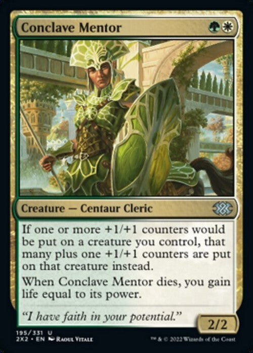 Conclave Mentor ~ Double Masters 2022 [ NearMint ] [ Magic MTG ]