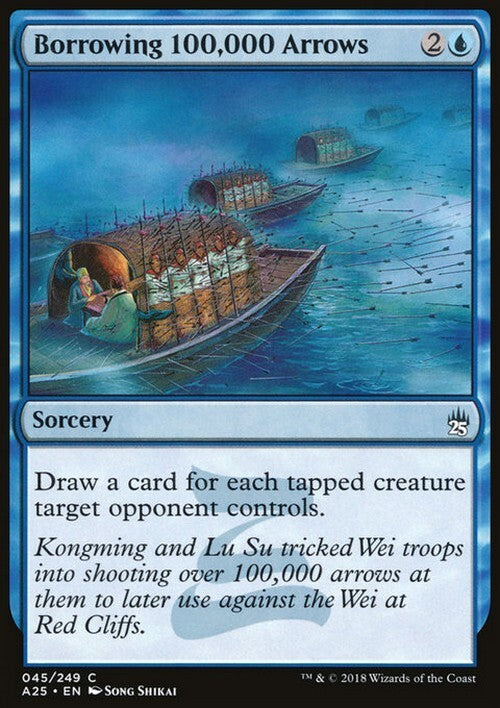 Borrowing 100,000 Arrows ~ Masters 25 [ NearMint ] [ Magic MTG ]