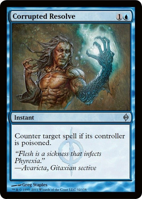 Corrupted Resolve ~ New Phyrexia [ Excellent ] [ Magic MTG ]