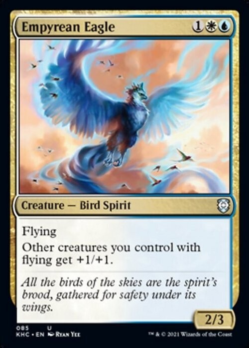 Empyrean Eagle ~ Commander: Kaldheim [ NearMint ] [ Magic MTG ] - London Magic Traders Ltd