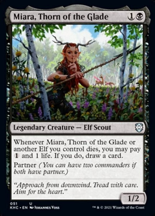 Miara, Thorn of the Glade ~ Commander: Kaldheim [ NearMint ] [ Magic MTG ]