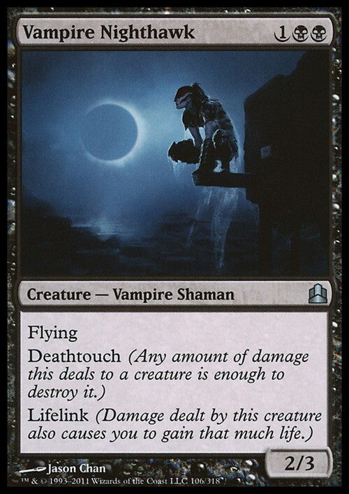 Vampire Nighthawk ~ Commander 2011 [ Excellent ] [ Magic MTG ]