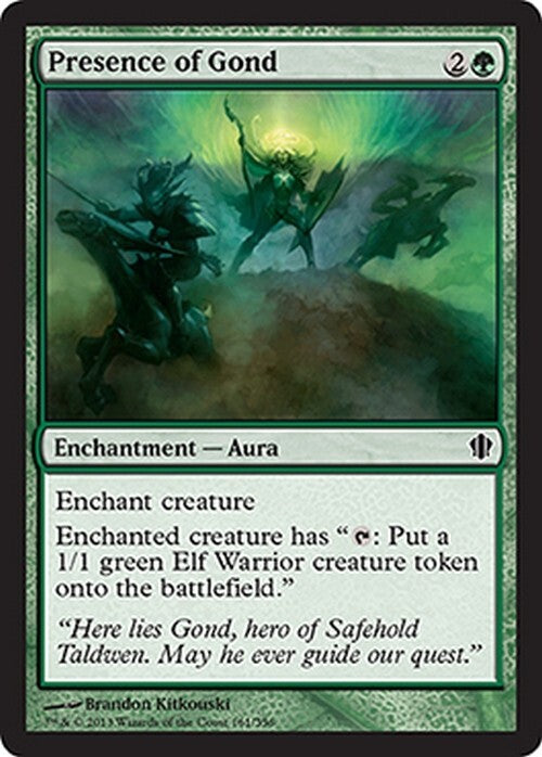 Presence of Gond ~ Commander 2013 [ Excellent ] [ Magic MTG ]