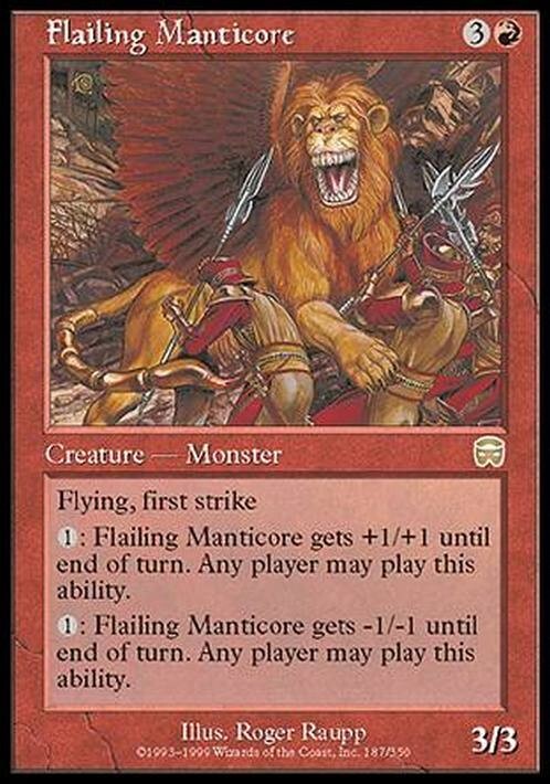 Flailing Manticore ~ Mercadian Masques [ Excellent ] [ Magic MTG ]