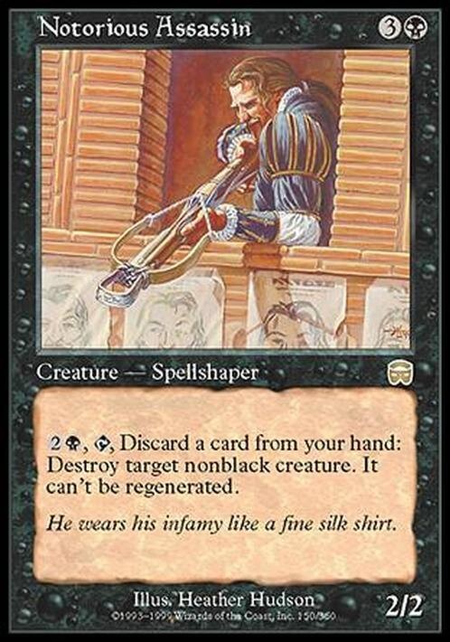 Notorious Assassin ~ Mercadian Masques [ PLAYED ] [ Magic MTG ]