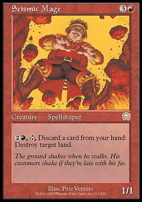 Seismic Mage ~ Mercadian Masques [ Excellent ] [ Magic MTG ]