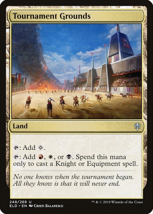 Tournament Grounds ~ Throne of Eldraine [ NearMint ] [ Magic MTG ]