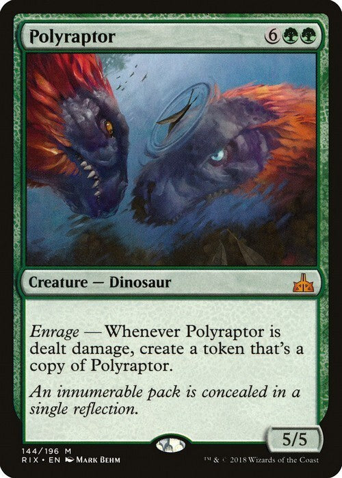 Polyraptor ~ Rivals of Ixalan [ NearMint ] [ Magic MTG ]