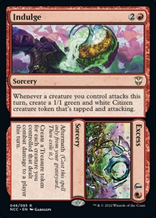 Indulge / Excess ~ Commander: Streets of New Capenna [ NM ] [ Magic MTG ]